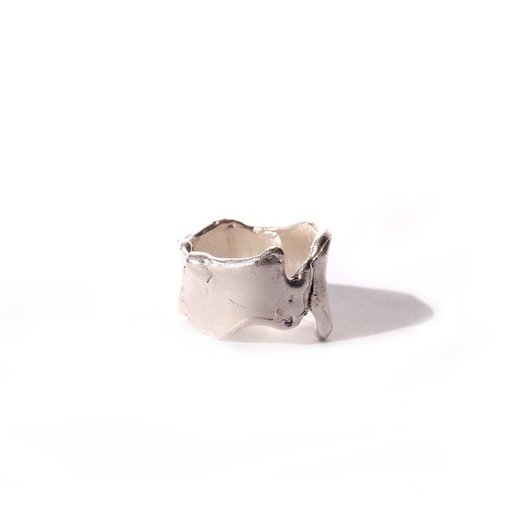 Mini Cuff Ring Silver