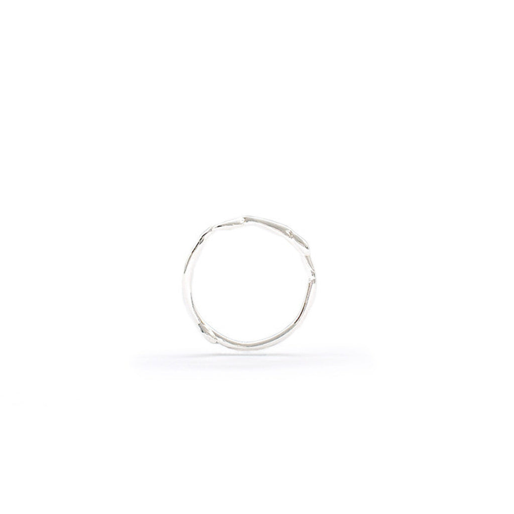 Organic Band Silver