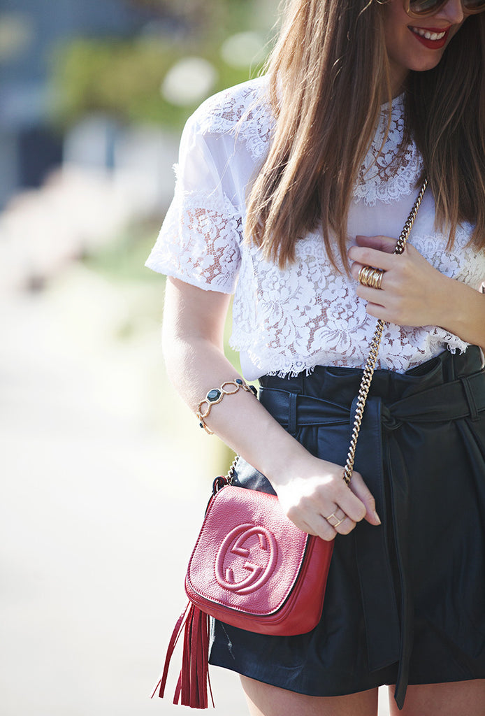 Downtown Leather Short