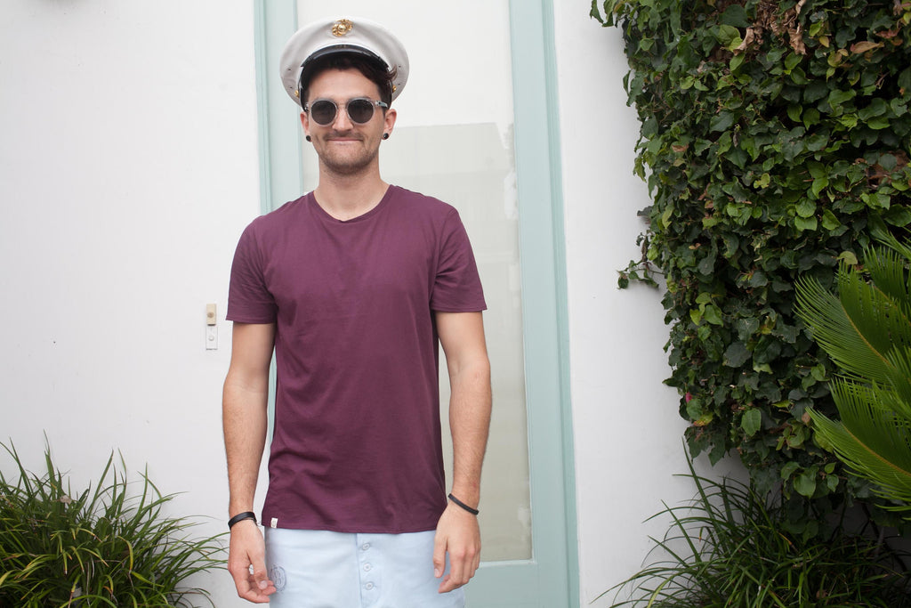Leon Tee maroon