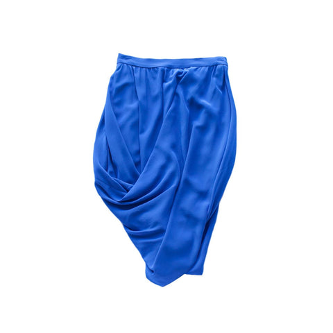 Kremi Drape Skirt Dazzling Blue