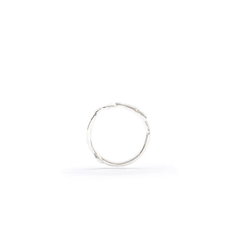 Organic Band Silver