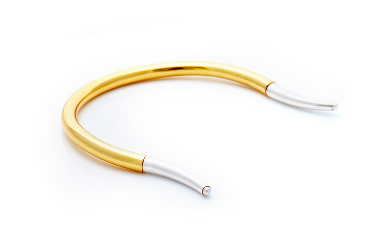 Pipe & Pearl Neckpiece