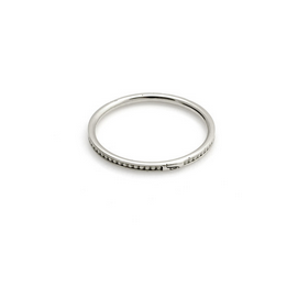 Petite Bead Ring - Silver