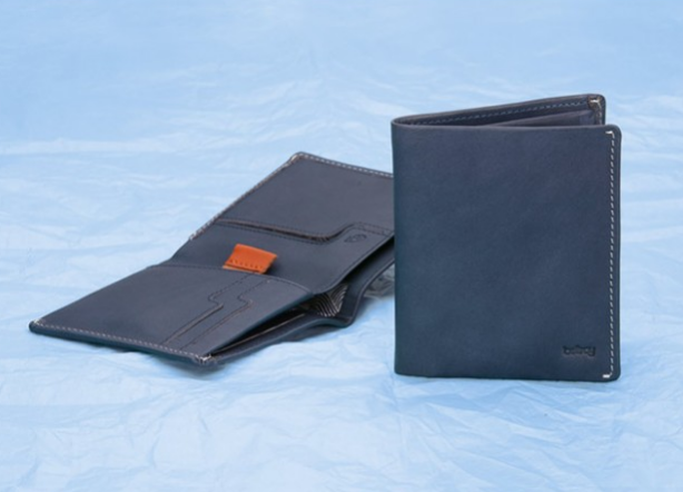 Note Sleeve Wallet Blue Steel
