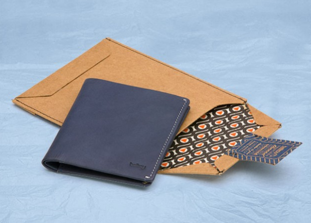 Note Sleeve Wallet Blue Steel