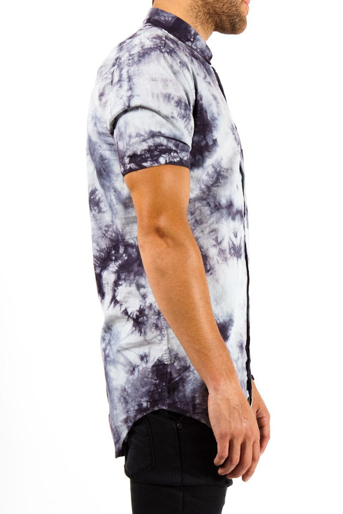 Seven Ft s/s - Indigo Tie Dye